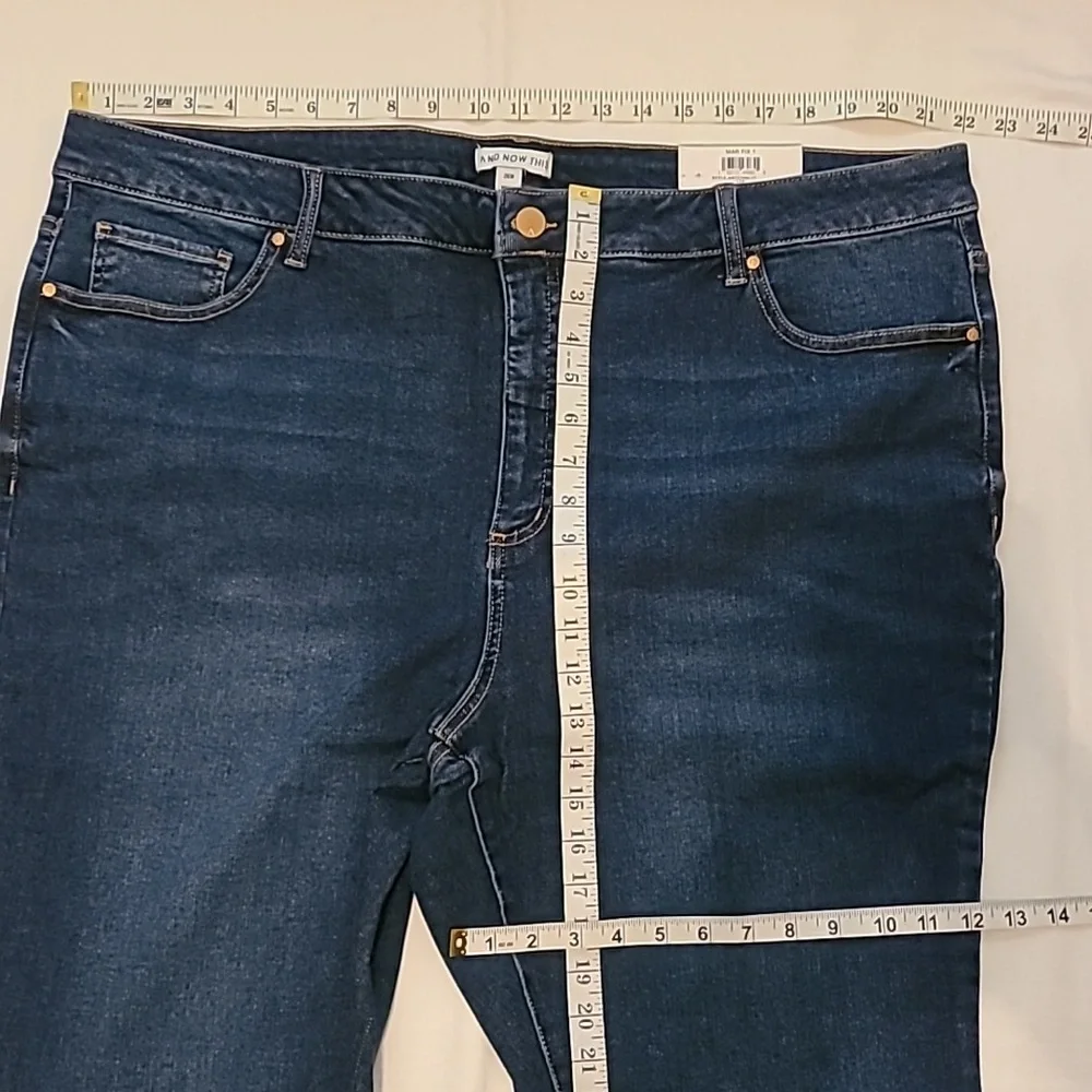 And Now This Jeans, Bootcut, Size 26W. NWT, The Vintage Flare Highrise Stretch - Picture 5 of 16